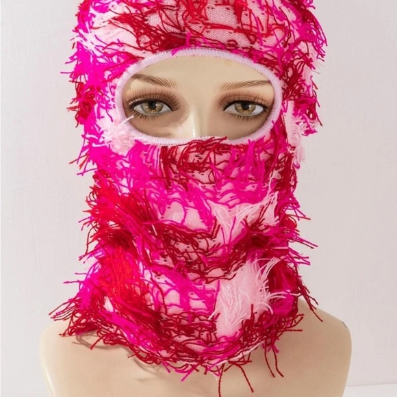 SHEIN 1 pc Unisex Color Block Windproof Fashionable Balaclav a cap Outdoor - Picture 1 of 5